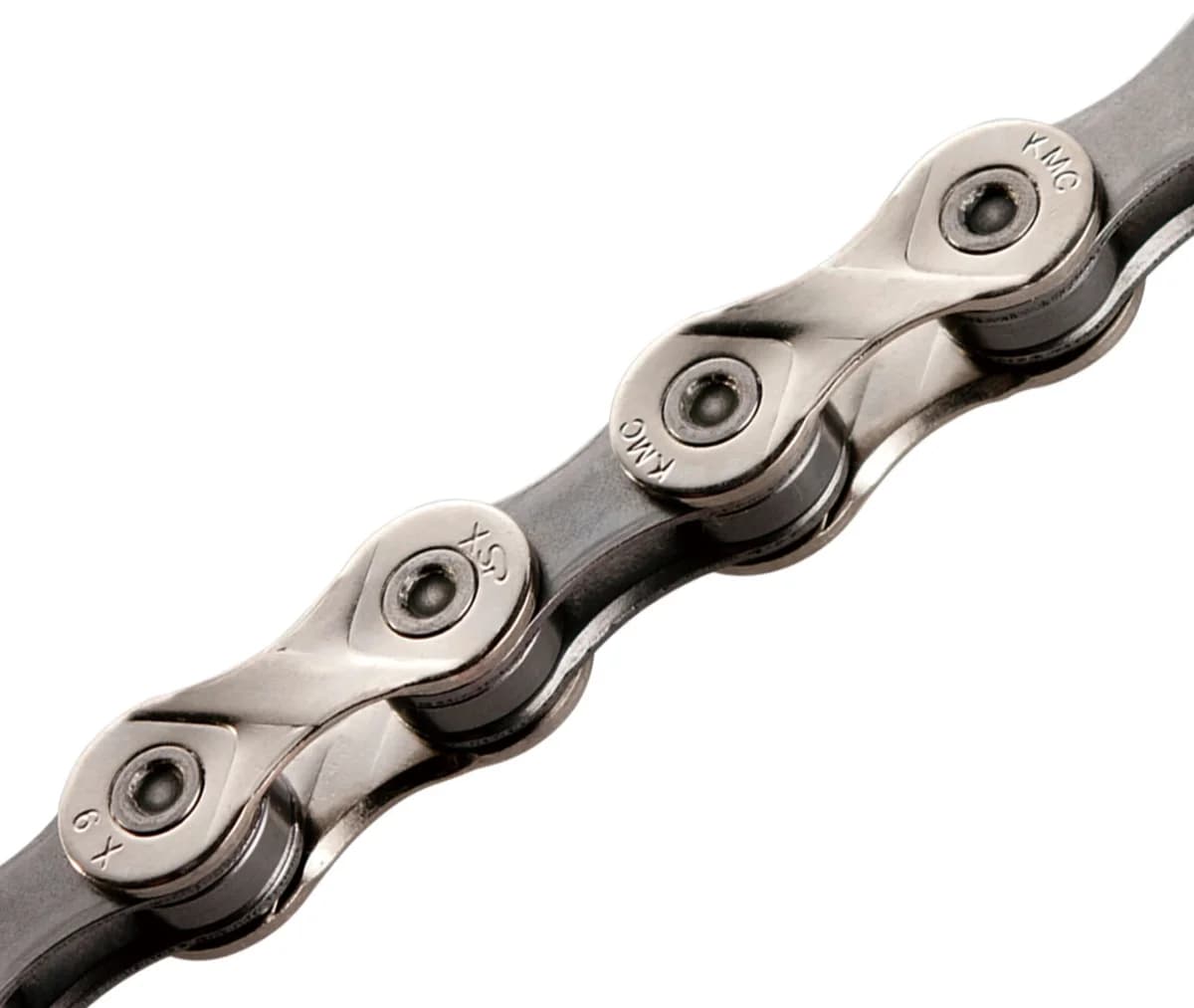 KMC X9 Silver/Grey 9-speed chain, 122 links, photo 1 of 1