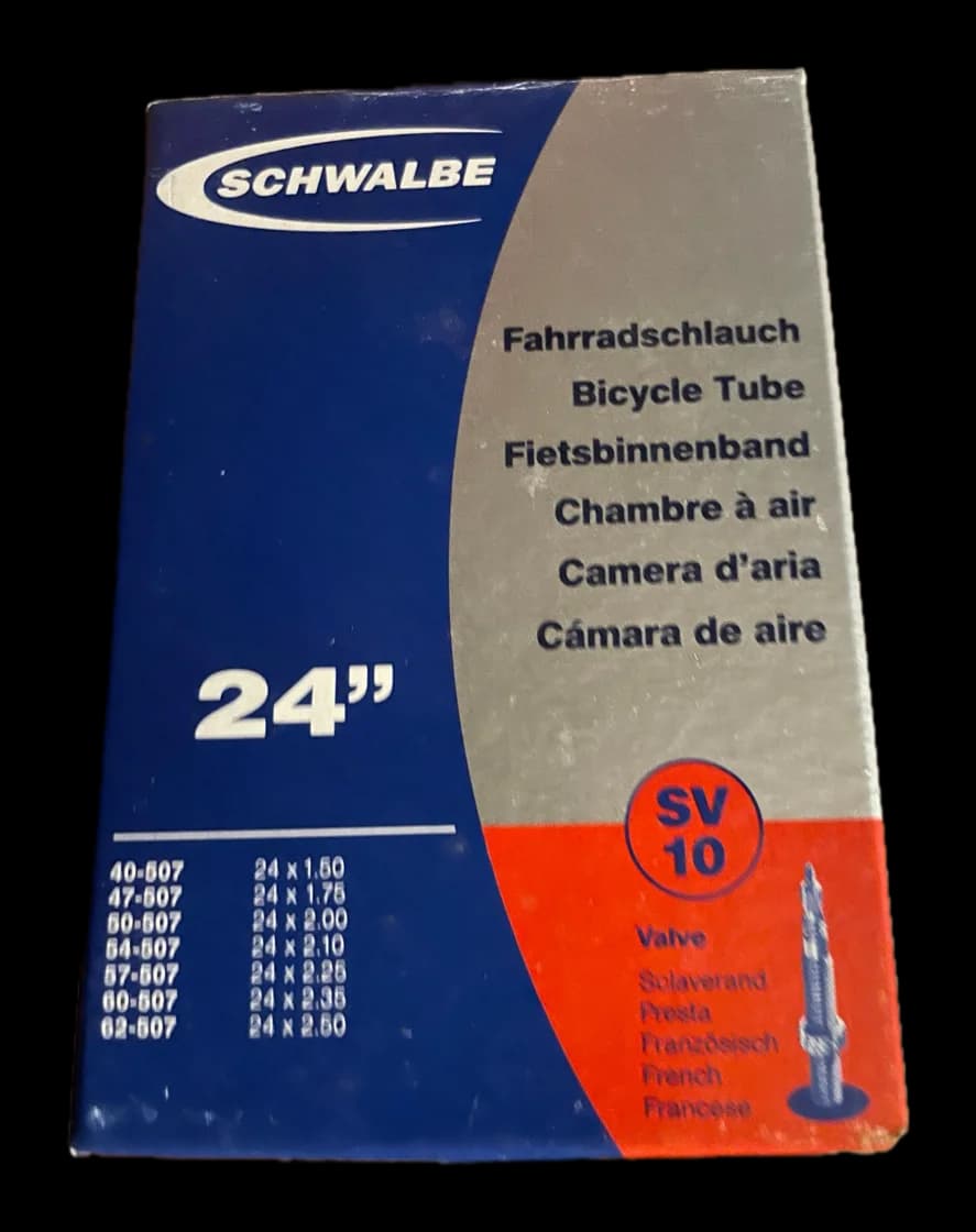 Schwalbe SV10 inner tube 24 x 1.5-2.5, Presta, photo 1 of 1