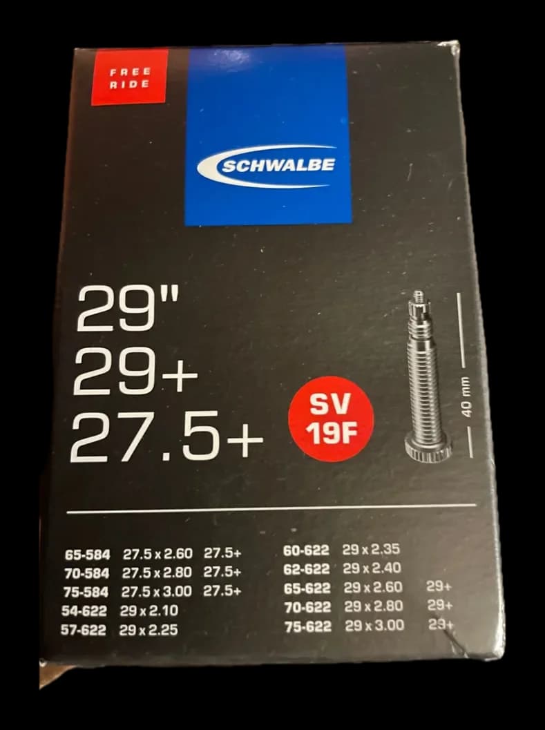 Schwalbe SV19F Freeride inner tube 29 / 29+ / 27.5+, Presta, photo 1 of 1