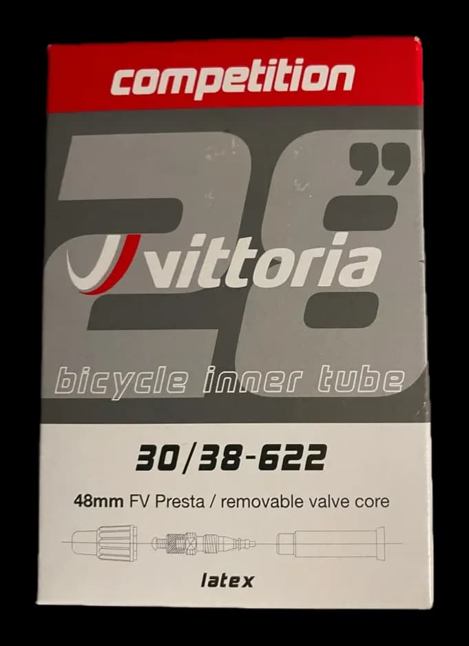 Vittoria Competition latex inner tube 700 x 30-38c, Presta 48 mm, photo 1 of 2