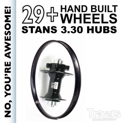 Custom 29+ hand built wheels