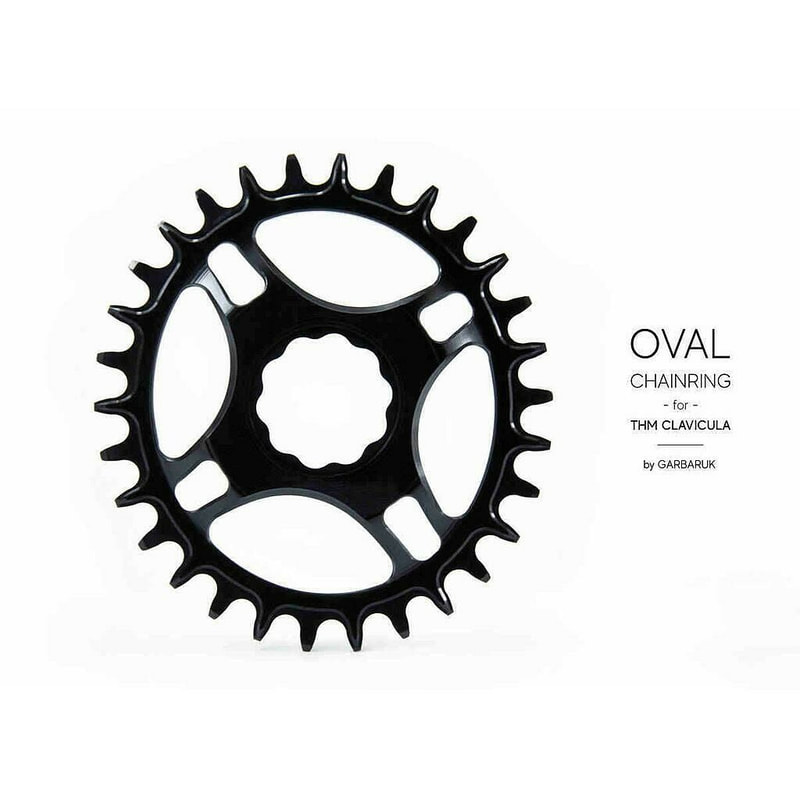 Garbaruk Round and Oval MTB chainrings, photo 1 of 6
