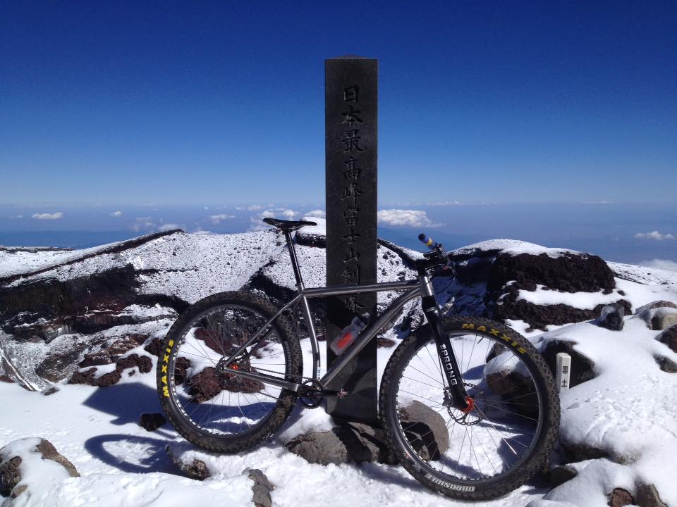 Travers Bikes on top of the World