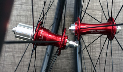 Tubeless carbon 50mm Road wheels Chris King Hubs, photo 2 of 7