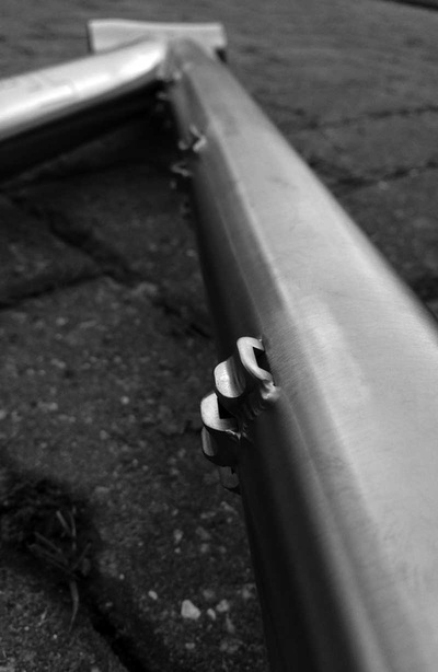 Cable run for Rohloff hub on Angus frame, photo 6 of 7