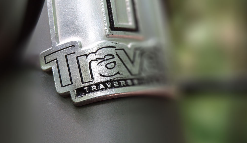 Travers Bikes new headbadge