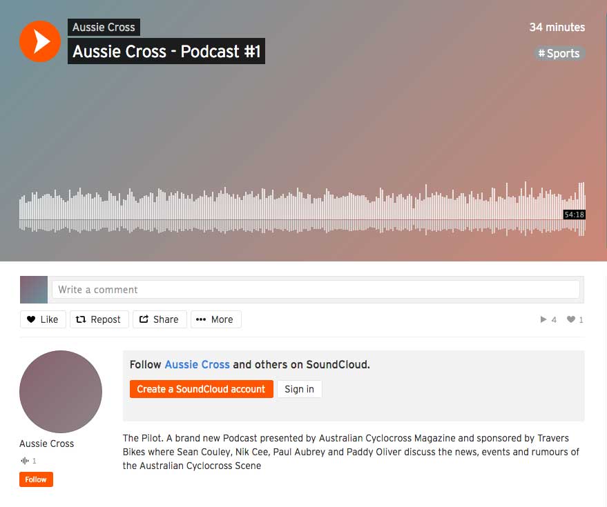 Cyclocross Podcast sponsored by Travers Bikes