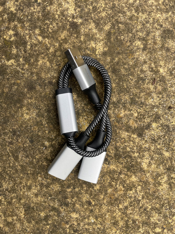 USB to 2 USB Y splitter, photo 3 of 4