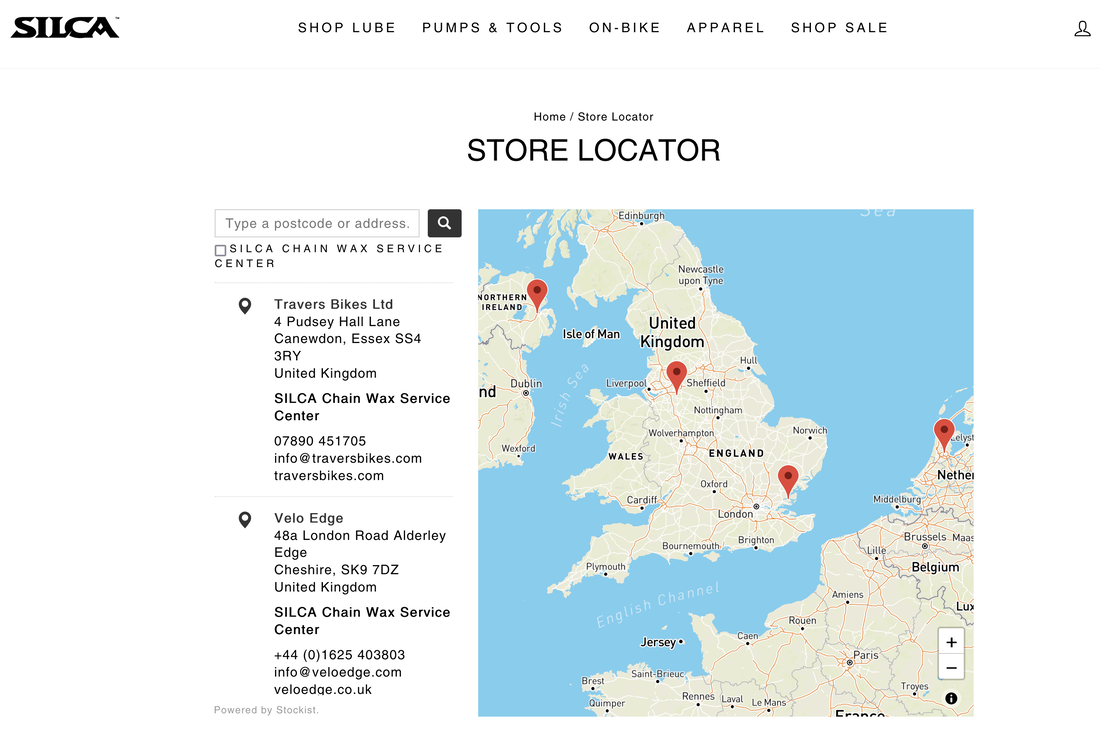 Silca UK hot chain waxing - Official UK service centre